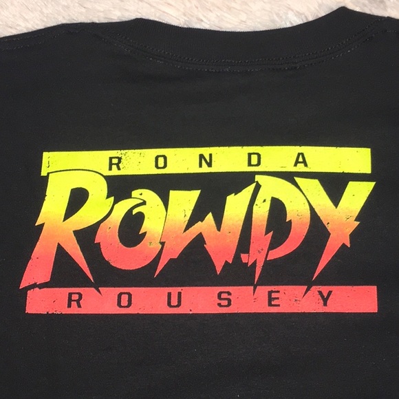 Ronda Rowdy Rousey ‘Baddest On The Planet’ WWE T-Shirt. - Picture 5 of 8